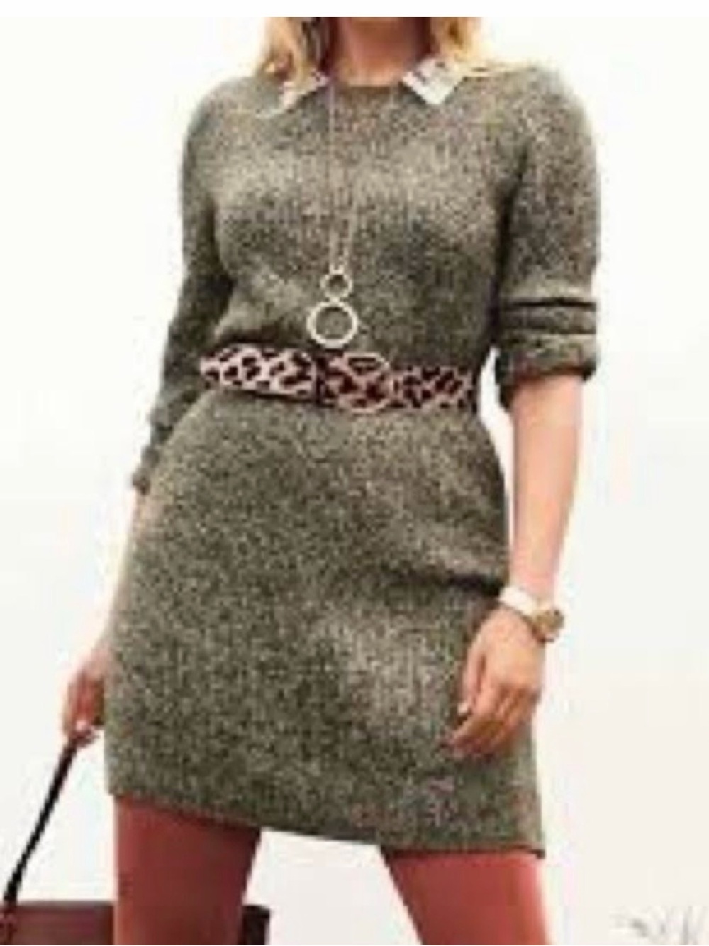 CAbi Tunic Dress, Medium, Olive